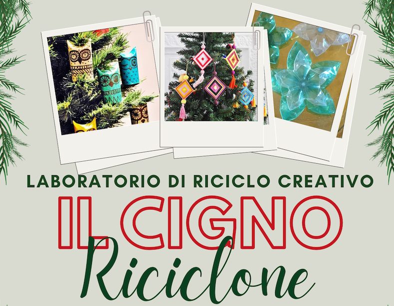 “Il Cigno Riciclone”, laboratorio di riciclo creativo natalizio per bambini